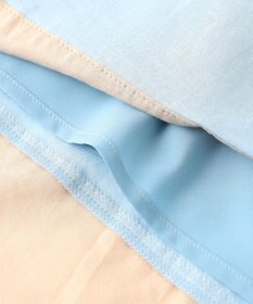 J.PRESS YORK STREET 【WOMEN】バイカラーギャザー スカート