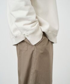 ATON COTTN LAWN | ワイドイージーパンツ - UNISEX