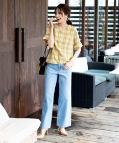 Tiaclasse 【洗える】ゆったりシルエットの幅広カフスブラウス