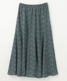 ANY 【洗濯機可能/ウエストゴム】プリントマーメイドスカート