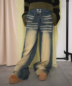 WEGO ラップブラストフレアデニム