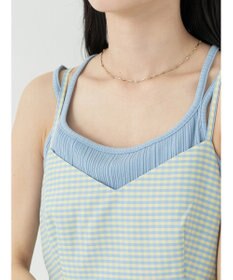 earth music&ecology チェックマーメイドキャミワンピース