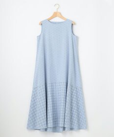組曲 S 【WEB限定】エンブロイダリーレース ノースリーブワンピース