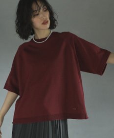 Green Parks トレーナー風ニットプルオーバー