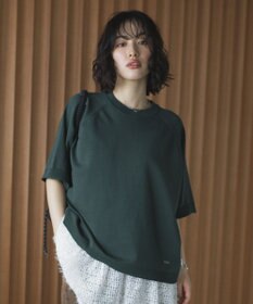 Green Parks トレーナー風ニットプルオーバー