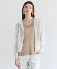 BEIGE， SIDERITE / シアージップフーディーニット