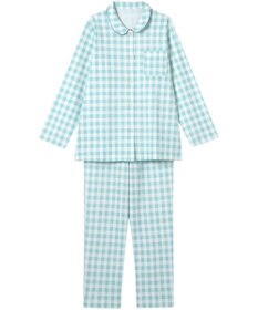 Wing パジャマ 長袖 長ズボン 綿混(本体) あったか レディース EP6017 ウイング／ワコール