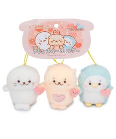 Mother garden しろたん ハートフレンズキーホルダー 3個セット