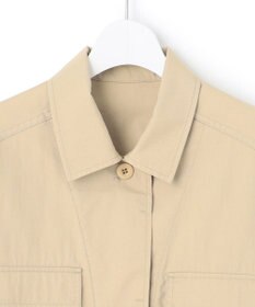 23区 L 【SLOW/一部店舗限定】ハイカウントギャバ ミリタリージャケット