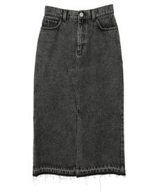 Green Parks フロントスリットデニムロングスカート