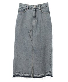 Green Parks フロントスリットデニムロングスカート