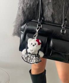 WEGO ゴージャスキャットぬいぐるみキーホルダー