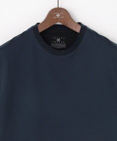 JOSEPH ABBOUD 【オーガニックコットン使用・MADE IN JAPAN】千鳥ジャカード Tシャツ