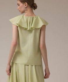 GRACE CONTINENTAL フリルカラートップ