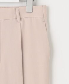 自由区 【XSサイズ～/洗える】ダブルフェイススーティング テーパードパンツ