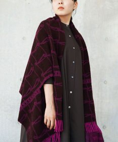 nitorito 【UNISEX】stamp チェック柄 3WAY ストール