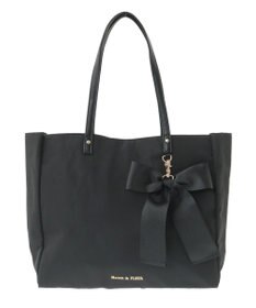 Maison de FLEUR リボンチャーム付き3ルームトートバッグ