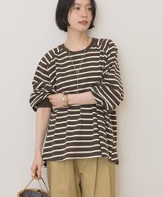 AMERICAN HOLIC フレアラグランボーダーロンＴ