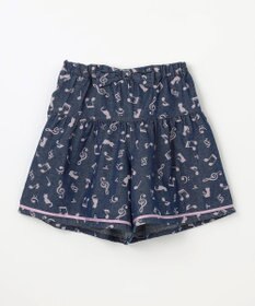 ANY KIDS 音符総柄キュロット