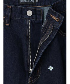 Green Parks ・Ｄｏｕｂｌｅ　Ｆｌａｇｓ　ハナ＆ハート　刺繍デニムパンツ