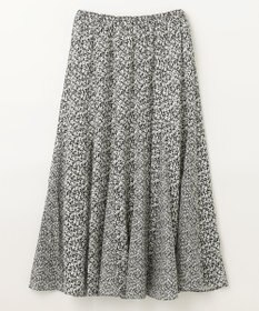 ANY 【洗濯機可能/ウエストゴム】プリントマーメイドスカート