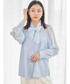 earth music&ecology シアードッキングブラウス