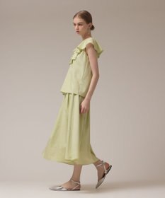 GRACE CONTINENTAL フリルカラートップ