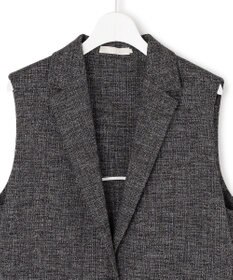 ICB L ミックスブッチャー バックスリットジレ