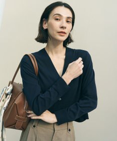 UNFILO L イージーカーディガン クロップド