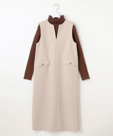 ANY SIS 【2SET】ニードルジャンパースカート × ラメリブタートルニット セット