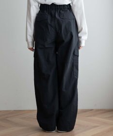 WEGO 【ウエストゴム】ナイロンイージーワイドカーゴパンツ