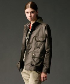 JOSEPH ABBOUD MOUNTAIN 【ストレッチ】ヴィンテージワックスストレッチアウトドア ブルゾン