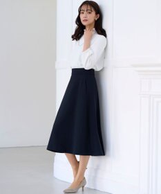 組曲 【KUMIKYOKU NAVY】コンフォータブルドレープ フレアスカート