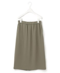 ICB 【WEB限定カラーあり・洗える】ライトダブルクロス スカート
