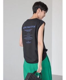 AMERICAN HOLIC 前後ロゴノースリーブカットプルオーバー