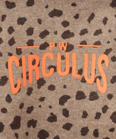 PW CIRCULUS 【WOMEN】SNOW LEOPARD柄フーディー