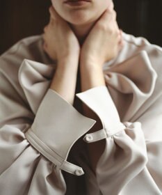 #Newans 【洗濯機可】ビックリボンパウダリーブラウス