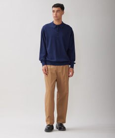 UNFILO MENS ライトウォーム ニットポロ