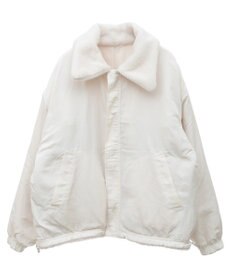 Green Parks リバーシブルコンビボアブルゾン