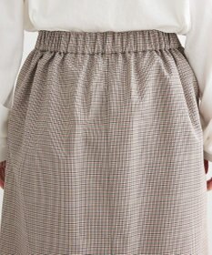 Green Parks きれいシルエットチェックＡラインスカート
