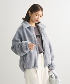 Green Parks リバーシブルコンビボアブルゾン