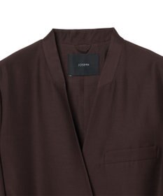 JOSEPH ソフトコットンシルク　ノーカラージャケット