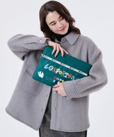 LeSportsac 13 inch Lap Top Case/LSSタイポグラフィPCケース