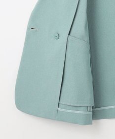 自由区 L 【ドラマ「明日はもっと いい日になる」着用】【セットアップ対応・接触冷感・洗える】リネンライクシンセティックテーラード ジャケット