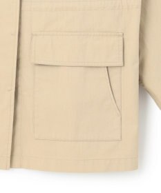 23区 L 【SLOW/一部店舗限定】ハイカウントギャバ ミリタリージャケット