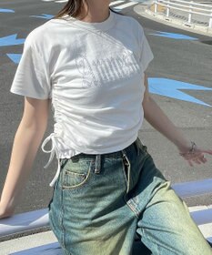 WEGO サイドドロストラインストーンT