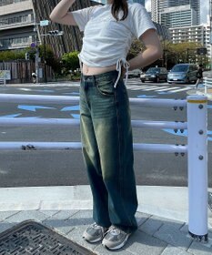 WEGO サイドドロストラインストーンT