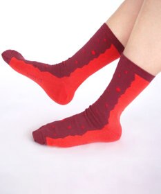 nitorito 【UNISEX】米沢オリジナル柄 mountain&moon 靴下