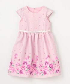 ANY KIDS フラワー プリント ワンピース