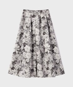 GRACE CONTINENTAL アンティークフラワータックスカート